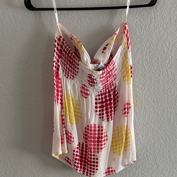 Lucy love Polka Dot Women's Top - Red, Yellow, and White - Picture 4 of 4